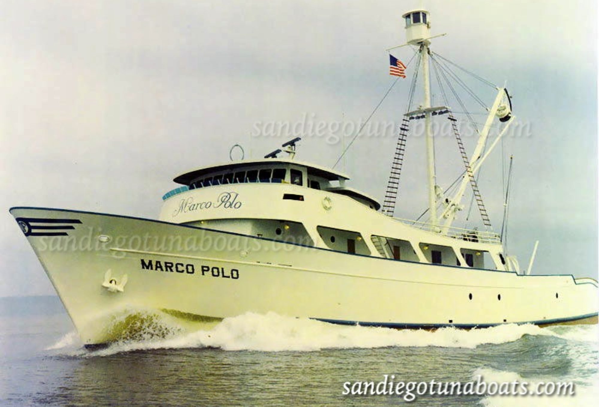 Visiting your neighbor. San Diego Tuna Boats